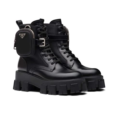 prada sport stiefel schwarz|Prada shoes for women.